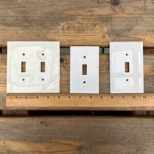🏷️ Leviton White Toggle Wall Plate Set – 3 Piece Bundle 🏠✨
